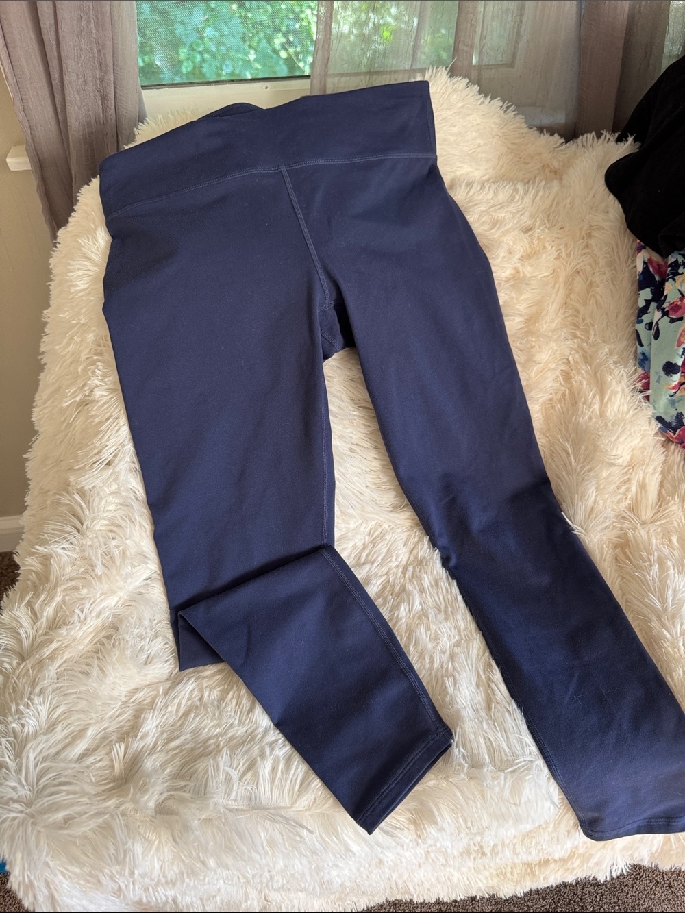 Fabletics Deep Blue High-Rise Leggings